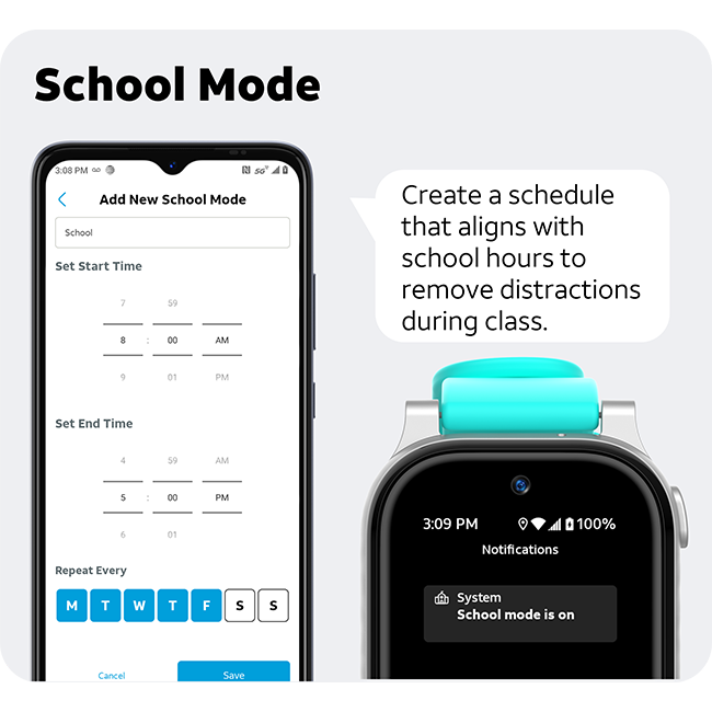 AT&T amiGO Jr. Watch Key feature 4
