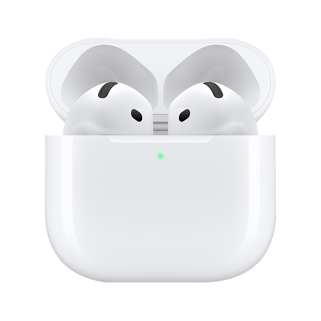 Apple AirPods 4 with USB-C Charging Case - White  (Product view 3)