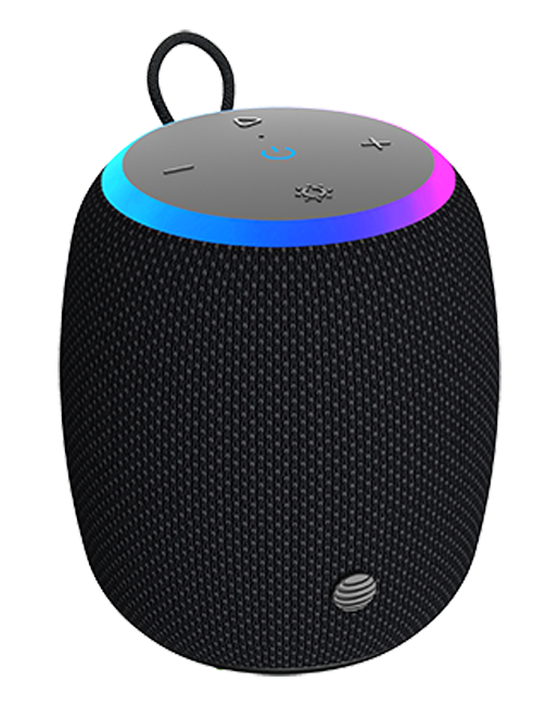 AT&T Essentials Portable Wireless 15W Small Bluetooth Speaker - Black  (Product view 5)