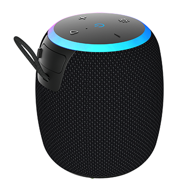 AT&T Essentials Portable Wireless 15W Small Bluetooth Speaker - Black  (Product view 6)