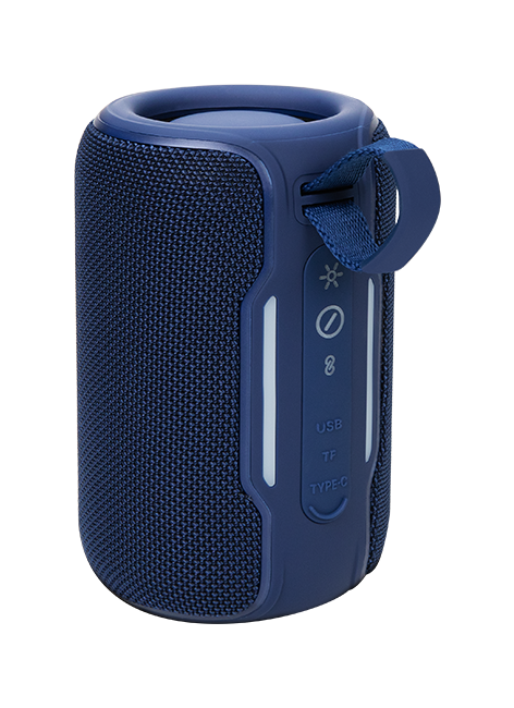 AT&T Essentials Portable Wireless Waterproof Bluetooth Speaker - Blue  (Product view 2)