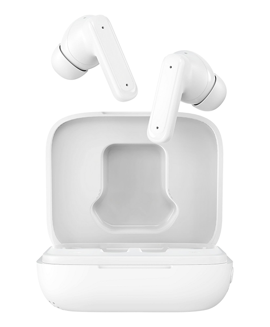 AT&T Essentials Touch Screen LED True Wireless Earbuds - White  (Product view 2)