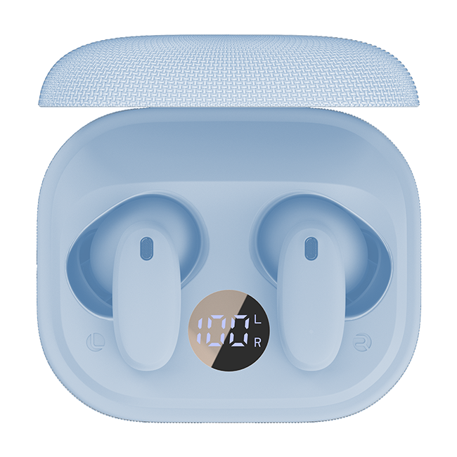 AT&T Essentials True Wireless Pro Earbuds - Blue  (Product view 3)