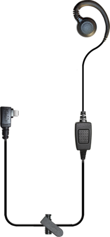 Curl PTT Earpiece Mic USBC