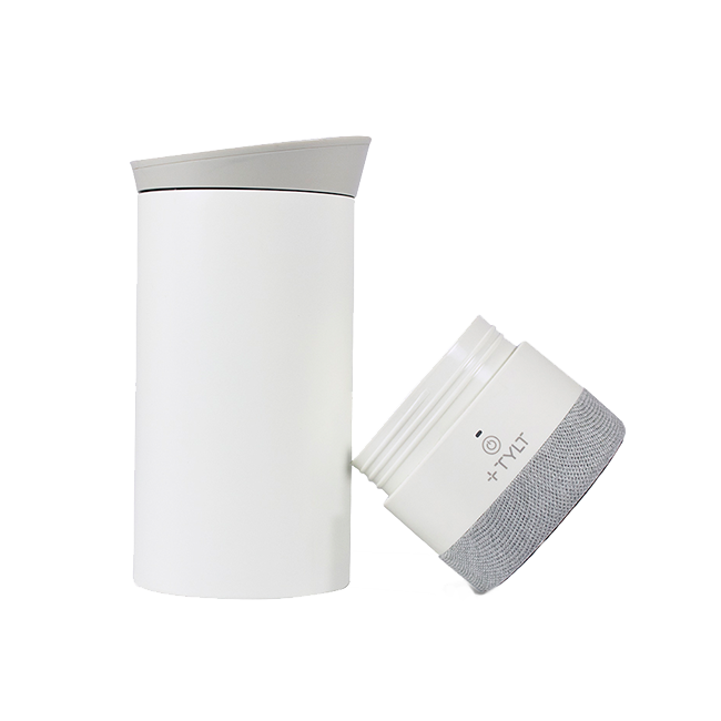 Tylt Speaker Mug Bluetooth Speaker - White  (Product view 4)