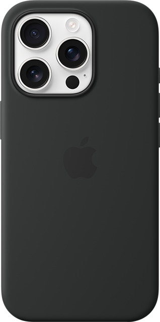 Apple Silicone Case with MagSafe - iPhone 16 Pro Max - Black  (Product view 1)