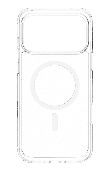 AT&T Essentials 3-in-1 Bundle with Glitter MagSafe and Case Camera Protector - Screen Protector - iPhone 17 Pro Max - Clear with Glitter  (Product view 2)