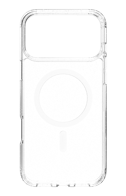 AT&T Essentials 3-in-1 Bundle with Glitter MagSafe and Case Camera Protector - Screen Protector - iPhone 17 Pro Max - Clear with Glitter  (Product view 4)