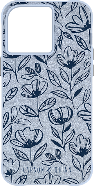 Carson & Quinn Blue Jean Leather with MagSafe Case - iPhone 15 Pro Max - Multi  (Product view 1)