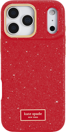Kate Spade Crystal Pave Red MagSafe Case - iPhone 17 Pro Max