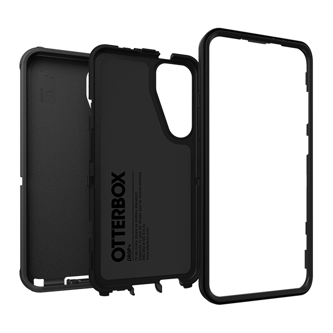OtterBox Defender Pro Series Case - Samsung Galaxy S25+ - Black  (Product view 3)