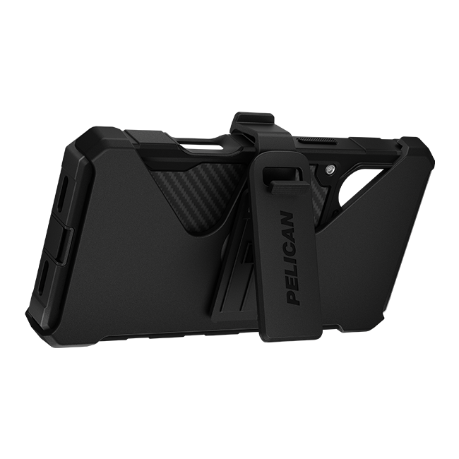 Pelican Shield Carbon Fiber MagSafe Case w/Holster - iPhone 17 Pro Max - Black  (Product view 5)