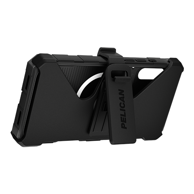 Pelican Shield Carbon Fiber MagSafe Case w/Holster - iPhone 17 Pro Max - Black  (Product view 7)