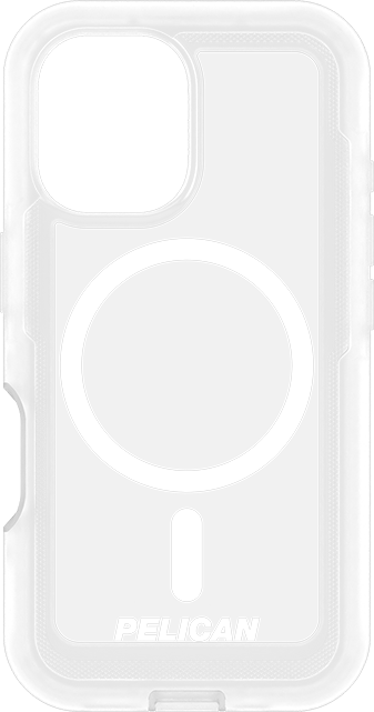 Pelican Voyager with MagSafe Case and Holster - iPhone 16 - Clear  (Product view 1)
