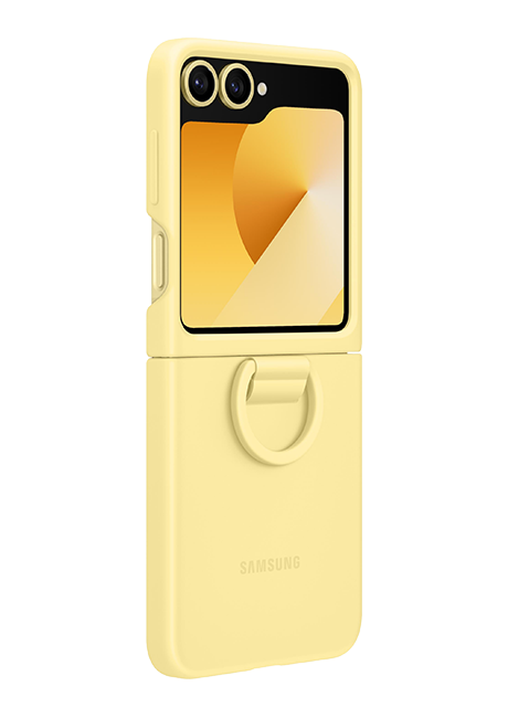 Samsung Silicone Case - Samsung Galaxy Z Flip6 - Yellow  (Product view 3)