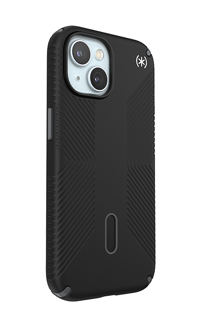 Speck Presidio2 Grip Clicklock Case with MagSafe - iPhone 16e/15/14/13 - Black  (Product view 3)