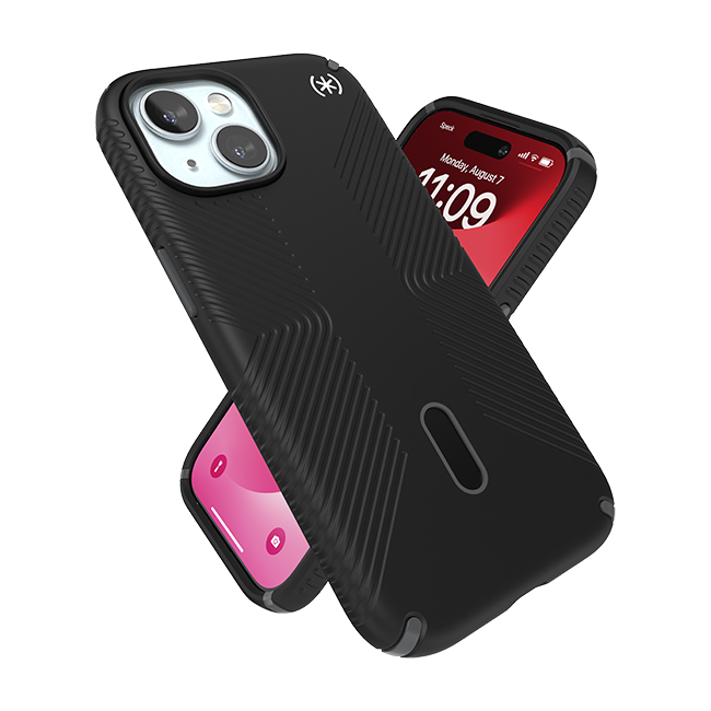 Speck Presidio2 Grip Clicklock Case with MagSafe - iPhone 16e/15/14/13 - Black  (Product view 7)