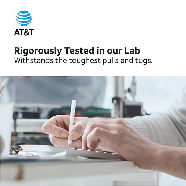 AT&T Essentials 6ft USB C to Type C Cable - Black  (Product view 6)