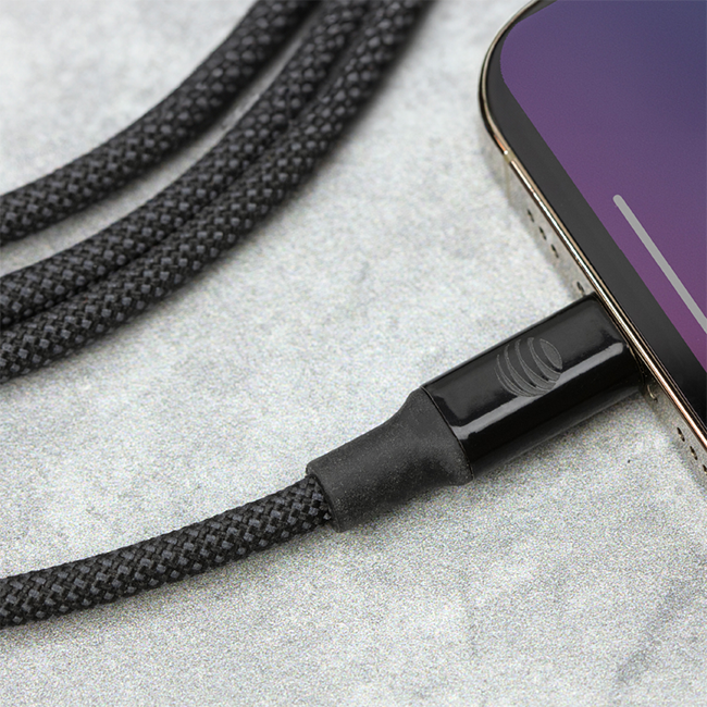 AT&T 6ft USB C to C Cable - Black  (Product view 2)