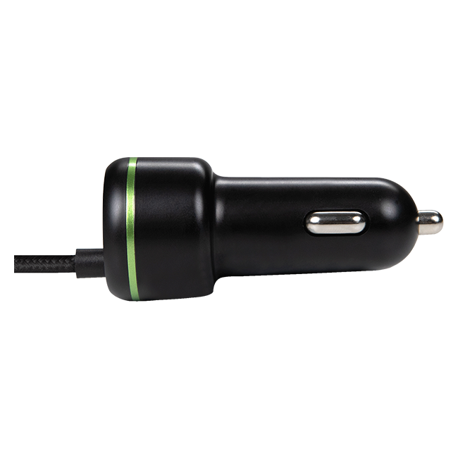 AT&T Captive Cable Power Delivery Car Charger 60W with USB-C Port (USB-C) - Black  (Product view 6)