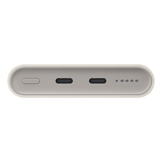 Samsung 25W 10ah Wireless Charging Battery Pack - Cream  (Product view 3)
