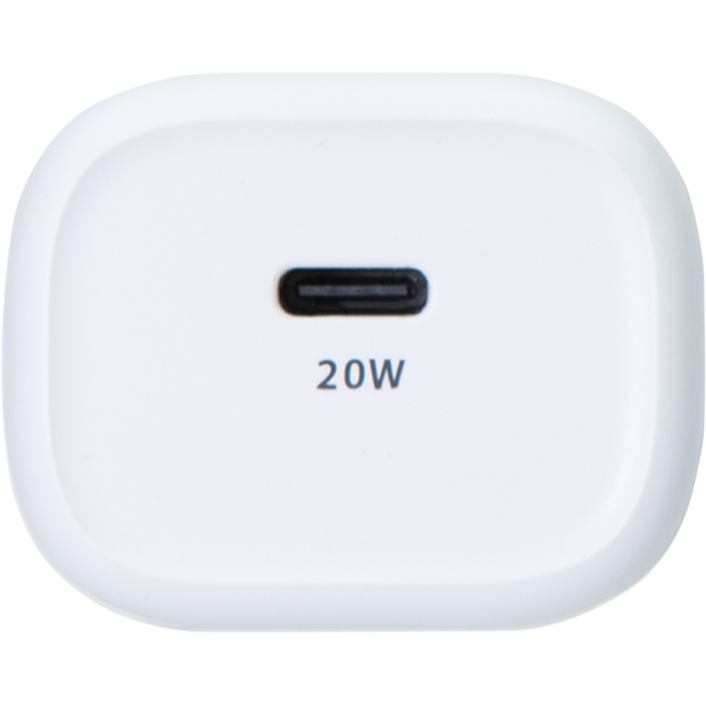 AT&T 2 Pack Lightning Cable with 20W USB-C Power Delivery Wall Block - White  (Product view 4)