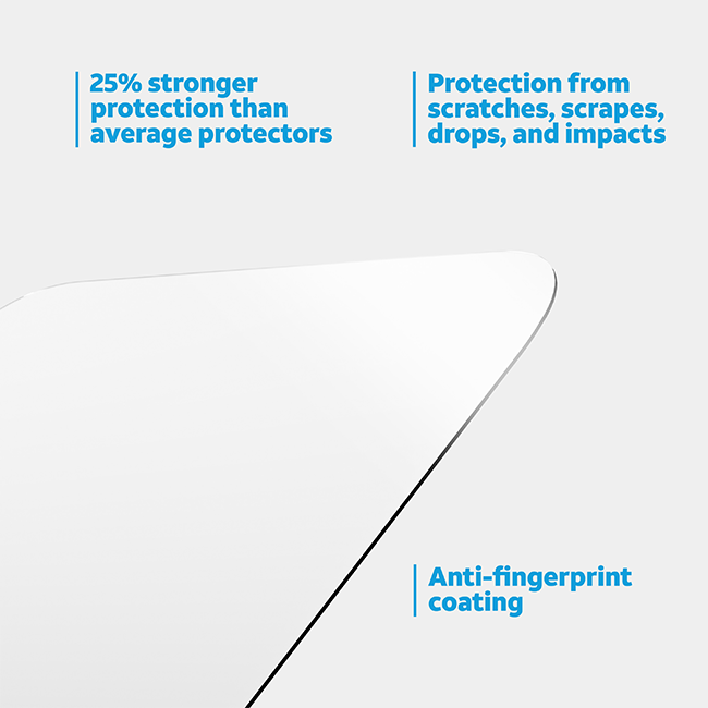 AT&T Essentials Tempered Glass 2 Pack Screen Protectors + 2 Pack Camera Protectors - iPhone 16 Plus - Clear  (Product view 4)