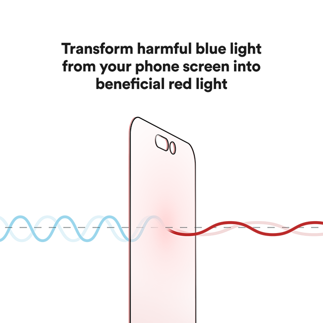 BodyGuardz Red Light Converter Screen Protector - iPhone 17 Pro/16 Pro - Clear  (Product view 2)