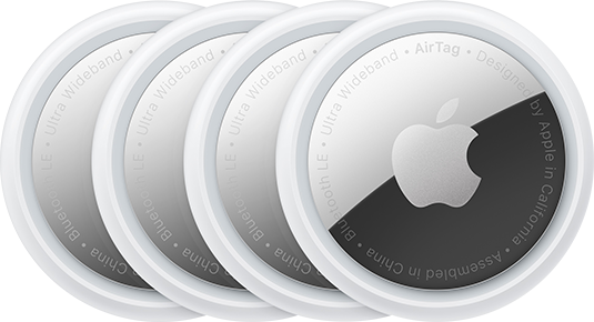 Apple AirTag - White (4 Pack)  (Product view 1)