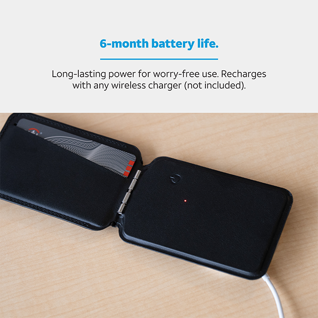 AT&T Essentials Magnetic Wallet with Built in Find My - Black  (Product view 5)
