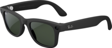 Ray-Ban Meta Wayfarer Glasses - Matte Black Transitions Lenses