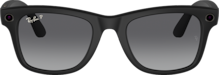 Ray-Ban Meta Wayfarer Large Smart Glasses - Matte Black Polarized