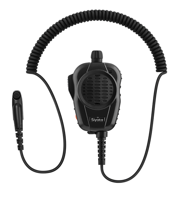 Siyata SD7 Wired Palm Mic Pro 2W Speaker Using AI Active Noise Cancellation Microphone - Black  (Product view 10)