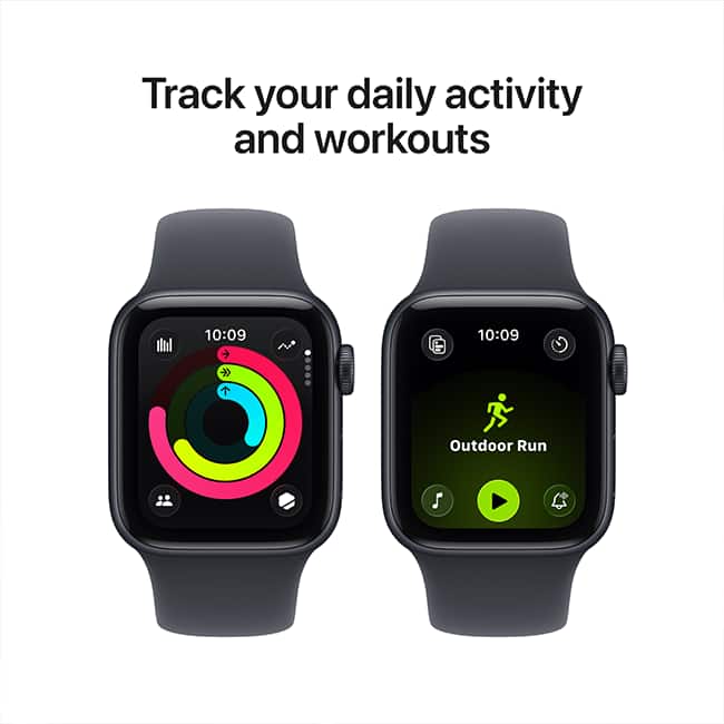Apple Watch SE 3 40mm - Midnight Aluminum Midnight Sport Band M-L  (Product view 6)