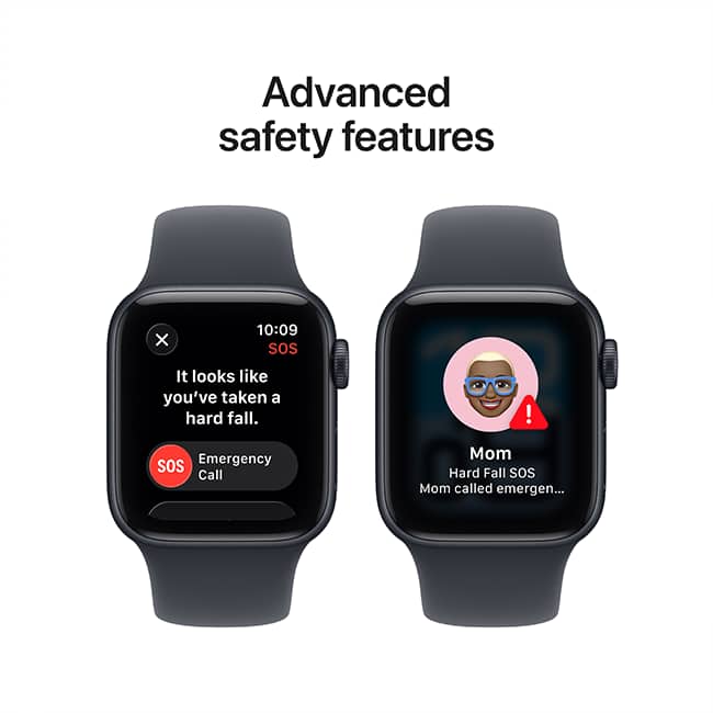 Apple Watch SE 3 40mm - Midnight Aluminum Midnight Sport Band M-L  (Product view 7)