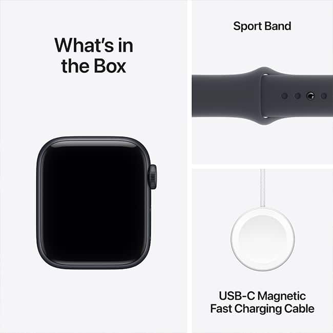 Apple Watch SE 3 40mm - Midnight Aluminum Midnight Sport Band M-L  (Product view 9)
