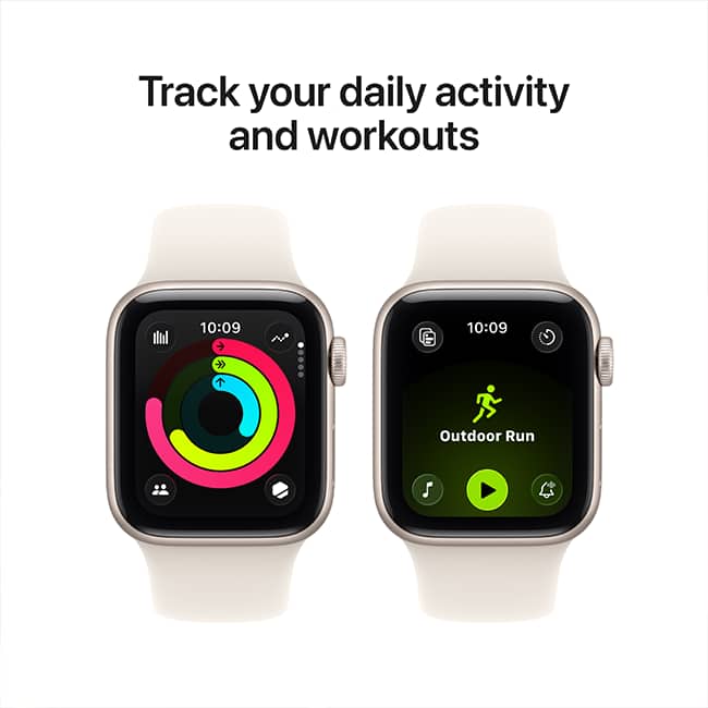 Apple Watch SE 3 40mm - Starlight Aluminum Starlight Sport Band S-M  (Product view 6)