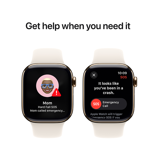 Apple Watch Series 10 42mm - Gold Titanium Starlight Sport Band M-L  (Product view 7)