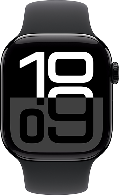 apple watch series 10 42mm jet black aluminum