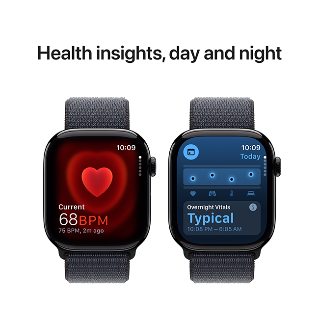 Apple Watch Series 10 46mm - Jet Black Aluminum Ink Sport Loop  (Product view 6)