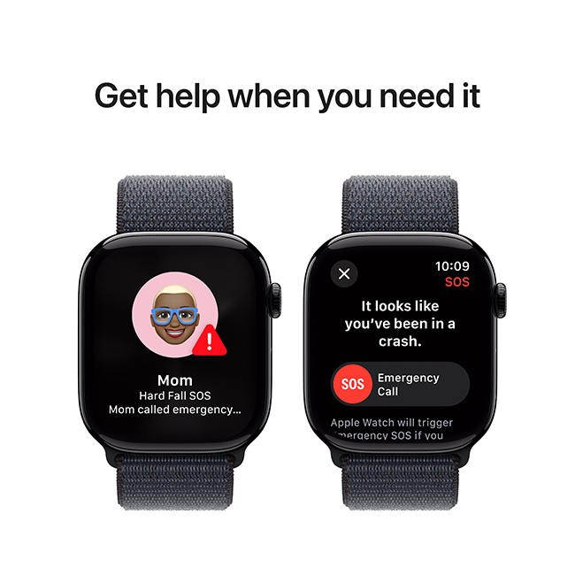 Apple Watch Series 10 46mm - Jet Black Aluminum Ink Sport Loop  (Product view 7)