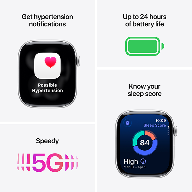Apple Watch Series 11 46mm - Space Gray Aluminum Black Sport Band M-L  (Product view 3)