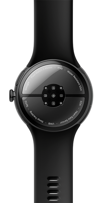 Google Pixel Watch 3 45mm - Obsidian  (Product view 6)