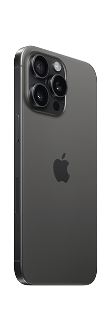 Apple iPhone 15 Pro Max - AT&T PREPAID - Black Titanium  (Product view 3)
