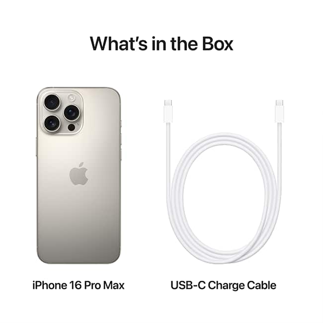 Apple iPhone 16 Pro Max - Natural Titanium  (Product view 10)