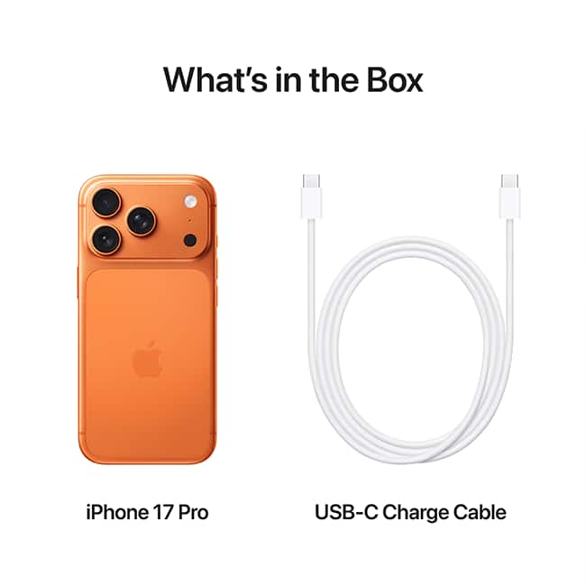 Apple iPhone 17 Pro - Cosmic Orange  (Product view 8)