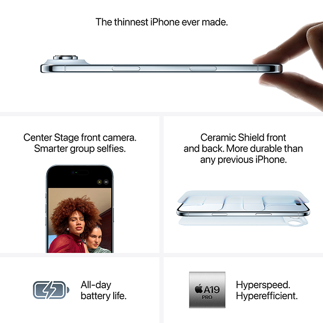 Apple iPhone Air - Sky Blue  (Product view 6)