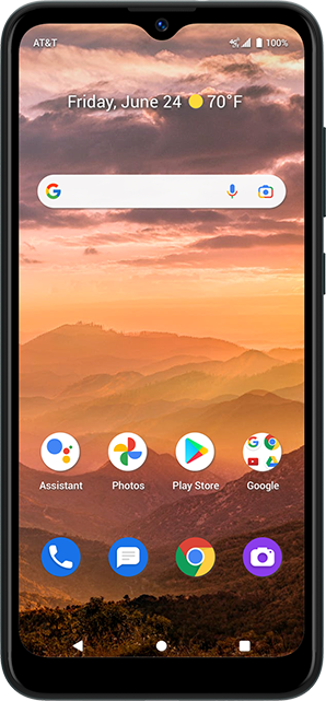AT&T Maestro 3 - AT&T PREPAID - Oceanic Green  (Product view 1)