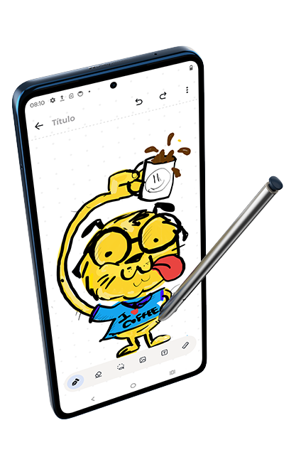 Motorola moto g stylus - 2025 - PANTONE Gibraltar Sea  (Product view 3)