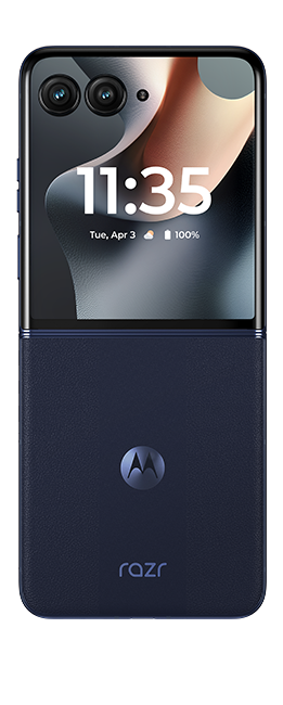 Motorola razr+ 2025 - AT&T PREPAID - Midnight Blue  (Product view 3)